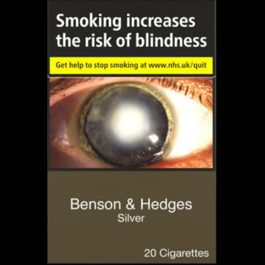 Benson & Hedges Silver Cigarettes 20 Pack